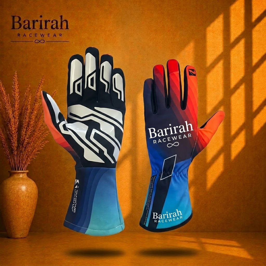 Karting Racing Simulator Breathable Gloves | Barirah Racewear