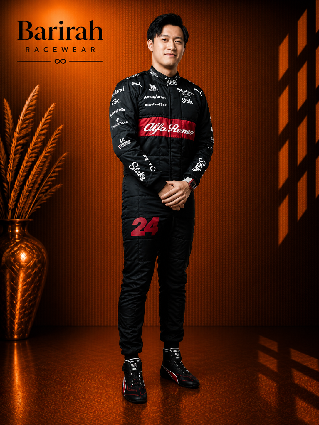 2023 Zhou Guanyu Alfa Romeo F1 Race Suit Replica