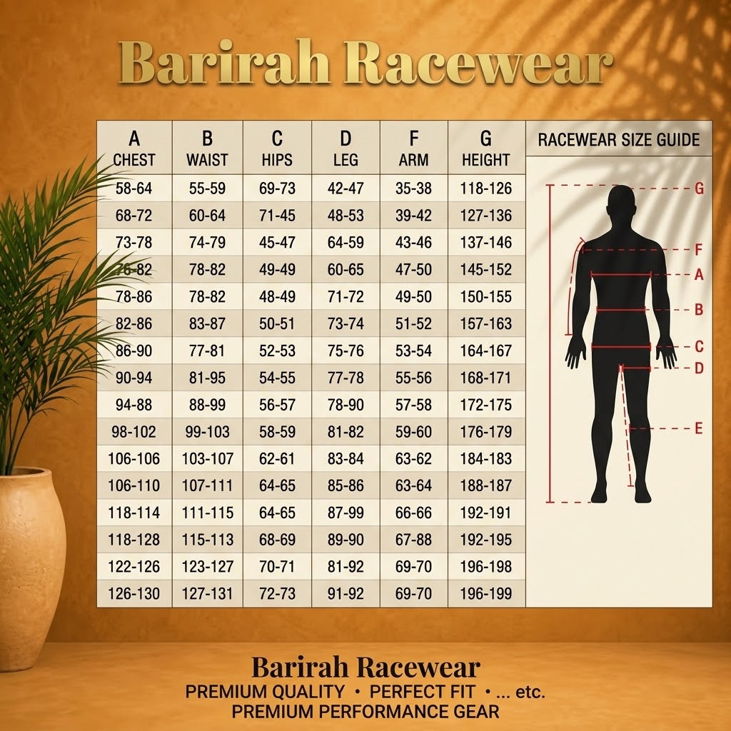 Men’s Go-Kart Racing Suit | Motorsport Driving Racing Jumpsuit | Barirah Racewear