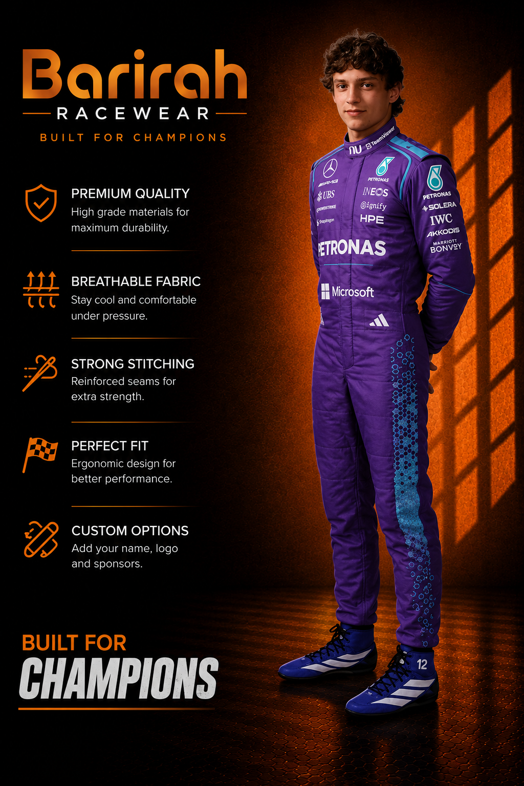 2026 Andrea Kimi Antonelli MIAMI GP F1 Race Suit