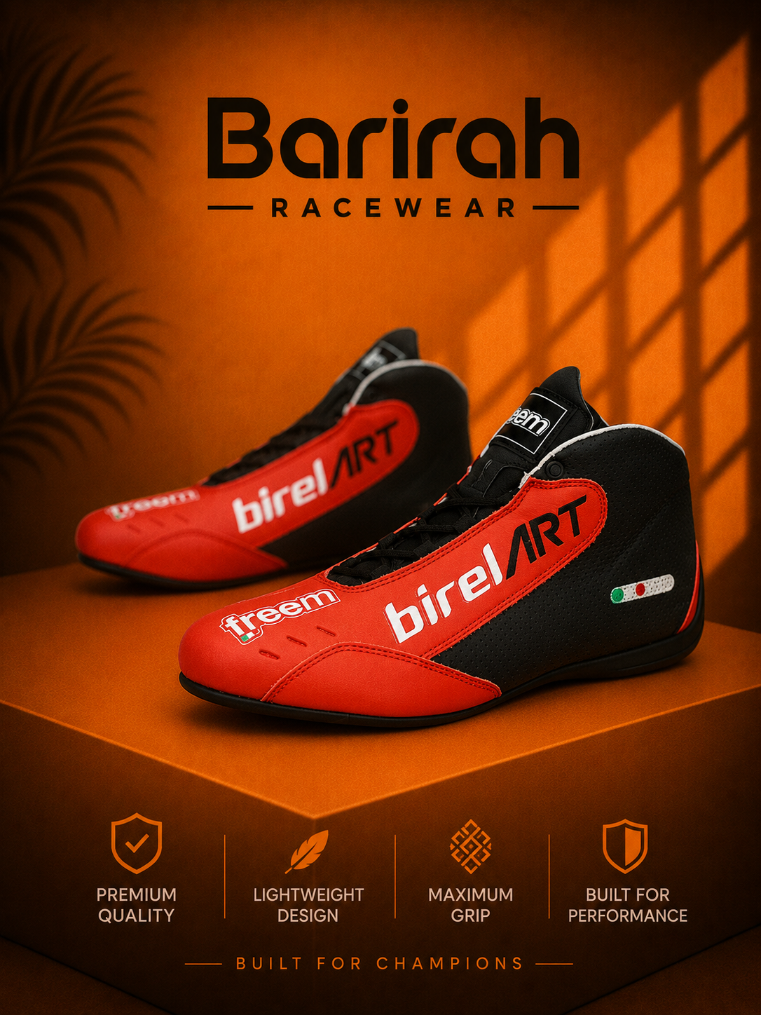 Birel ART Go Kart Race Suit, Shoes & Gloves