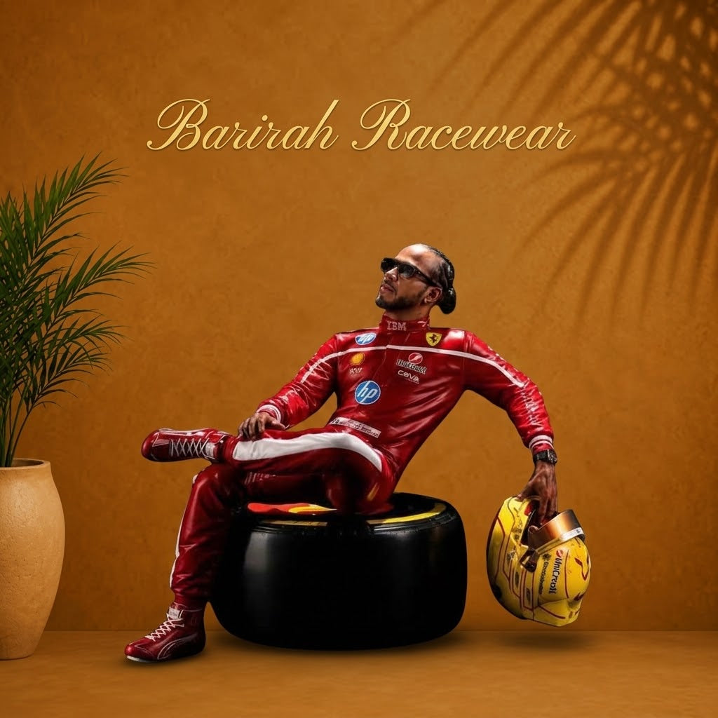 2026 Lewis Hamilton–Inspired F1 Racing Suit | Barirah Racewear