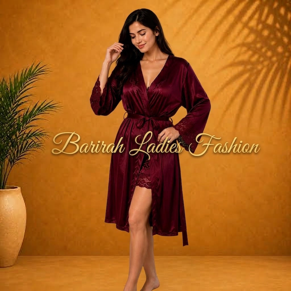 3-piece lingerie set featuring Designed for a romantic and luxurious look