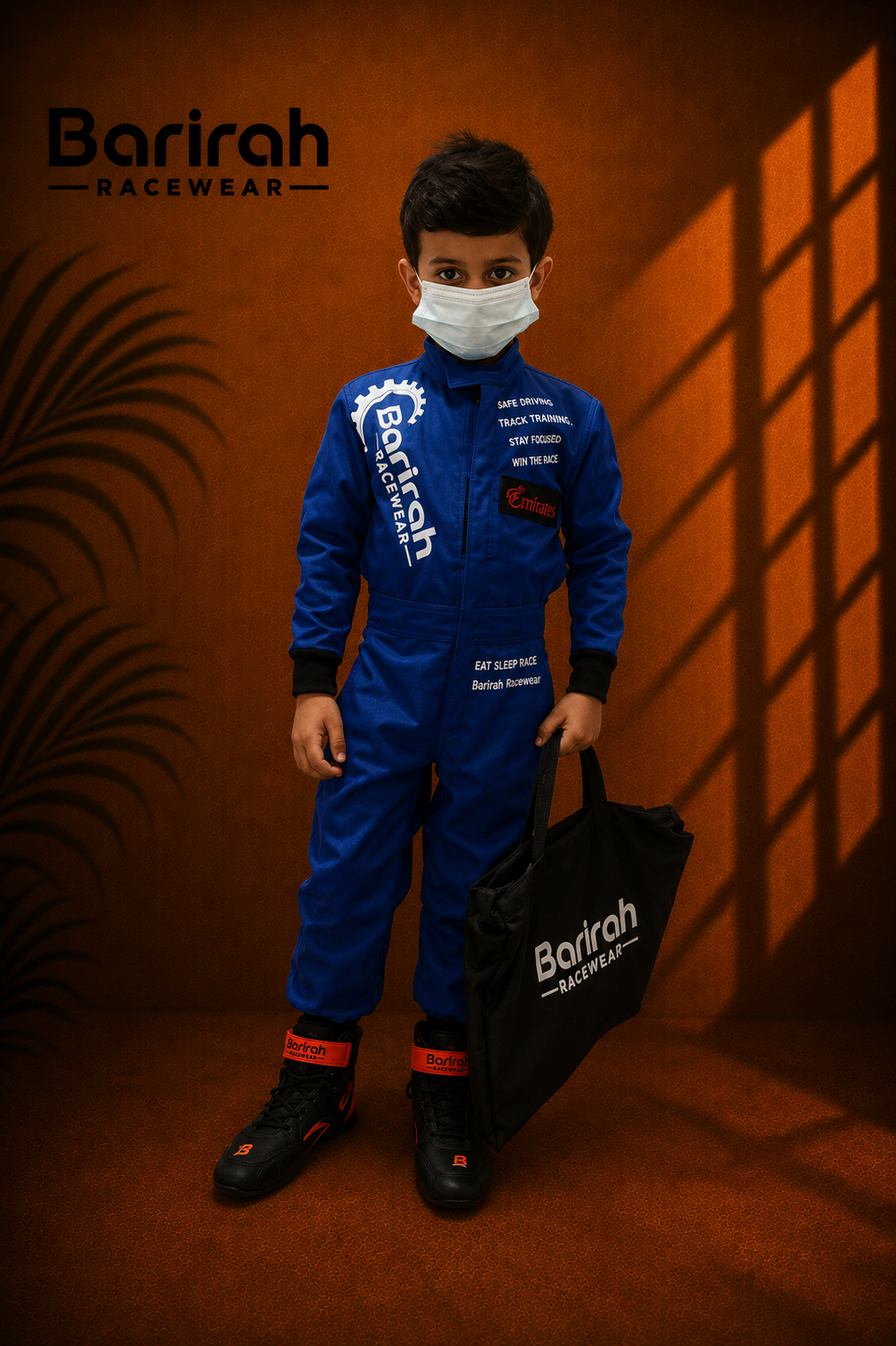 Zain KhOkhAr Go Kart Race Kids Suit-Barirah Racewear