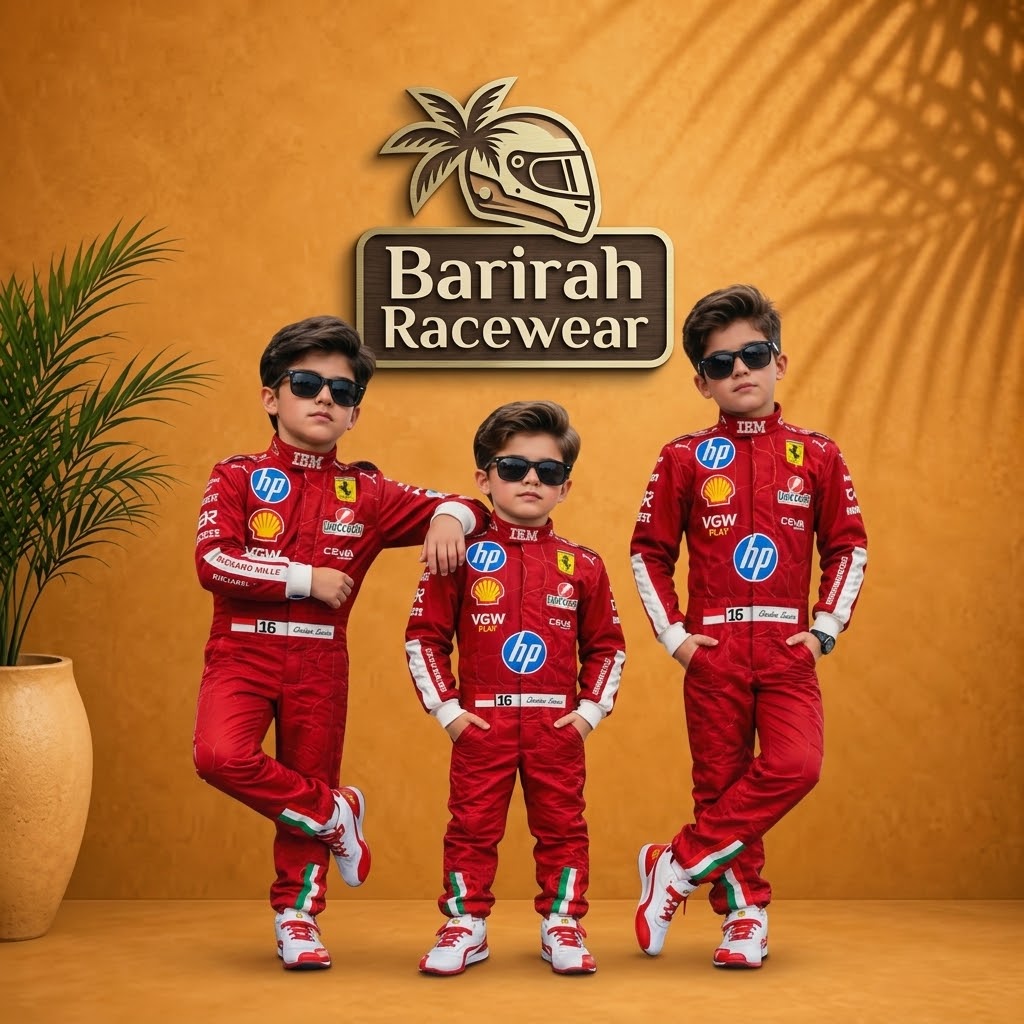 Ferrari-Inspired F1 Kids Racing Suit | Barirah Racewear