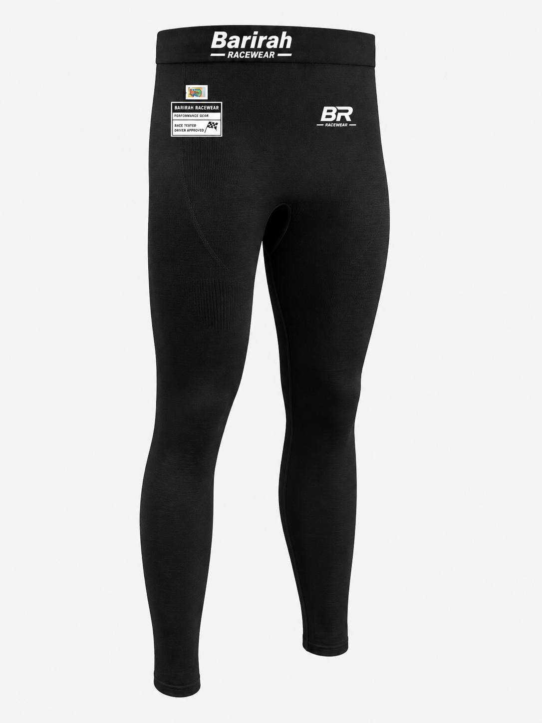 Barirah Racewear FIA-Style Nomex Racing Underpants – Fire Resistant Motorsport Base Layer Leggings | Lightweight & Breathable | Black