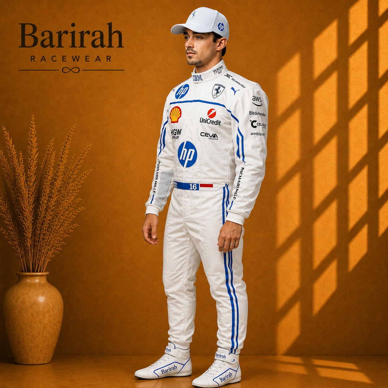 2025 Charles Leclerc Scuderia Ferrari Monaco GP F1 Race Suit