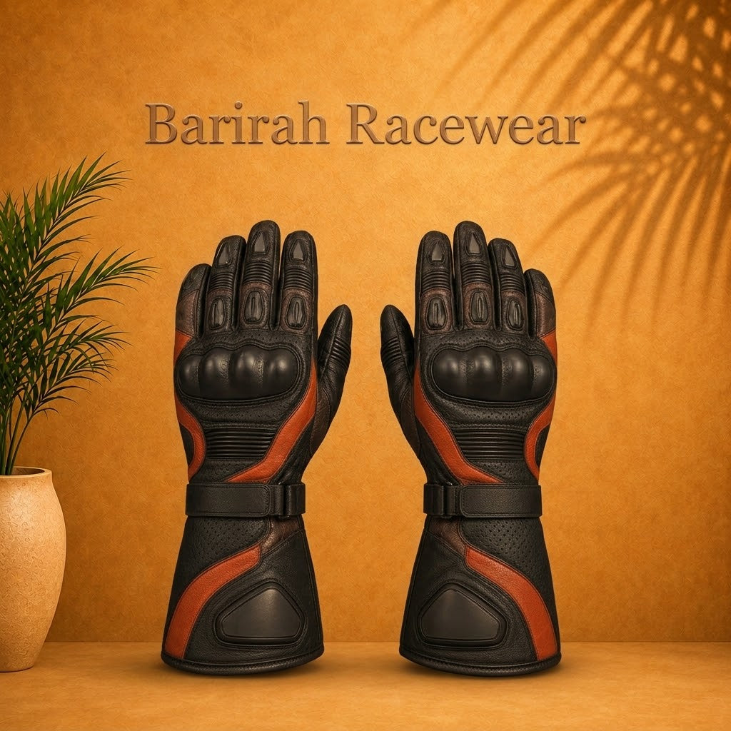 Premium Rust & Rush Motorcycle Racing Suit Set,