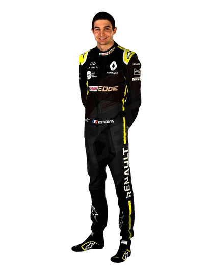 2020 Esteban Ocon Renault F1 Team Replica Racing Suit | Formula 1 Driver Suit