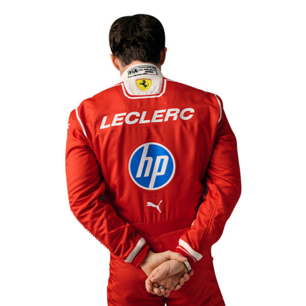 Premium Red Motorsport Racing Suit with - Adult Racing Coverall
