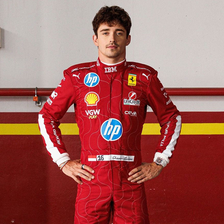 Charles Leclerc Ferrari HP F1 Racing Suit - Scuderia Ferrari Team
