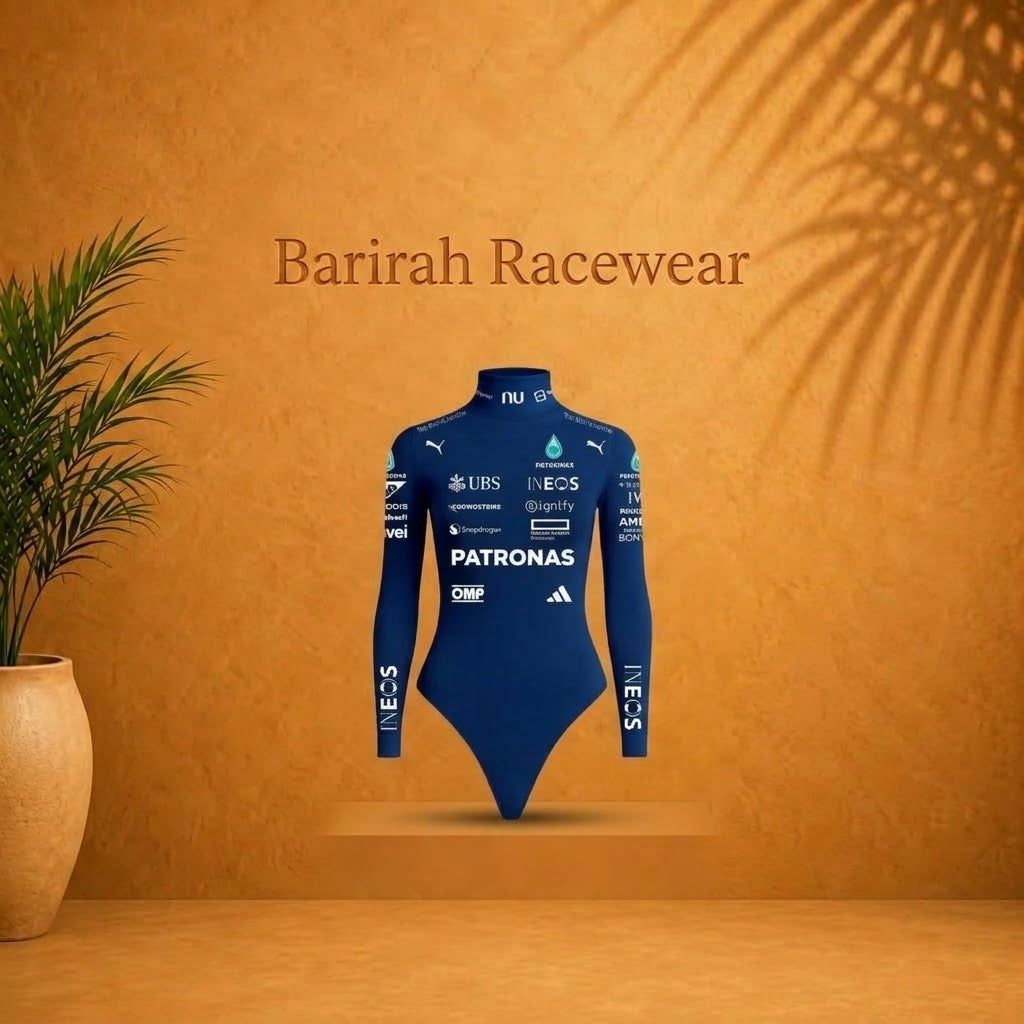 Stylish Kimi F1 2026-inspired women’s customizable bodysuit