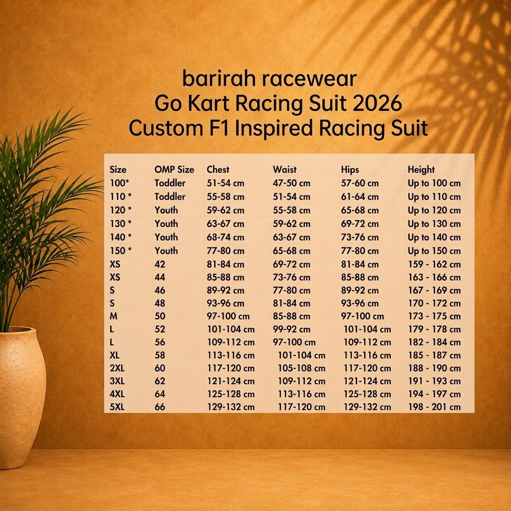 New 2026 Custom F1-inspired Go-kart Racing Suit