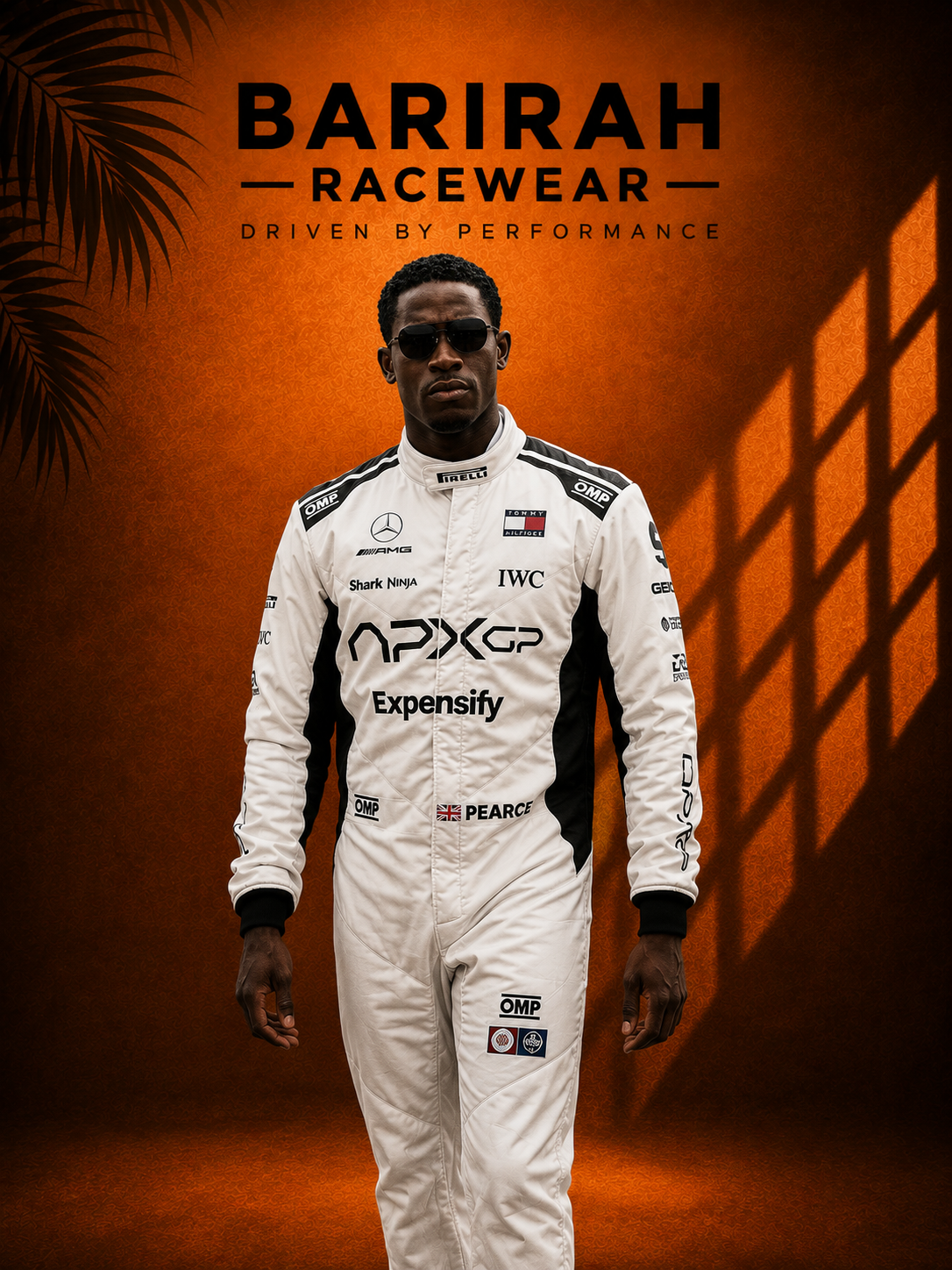 Damson Idris APX GP F1 Movie Race Suit Kit