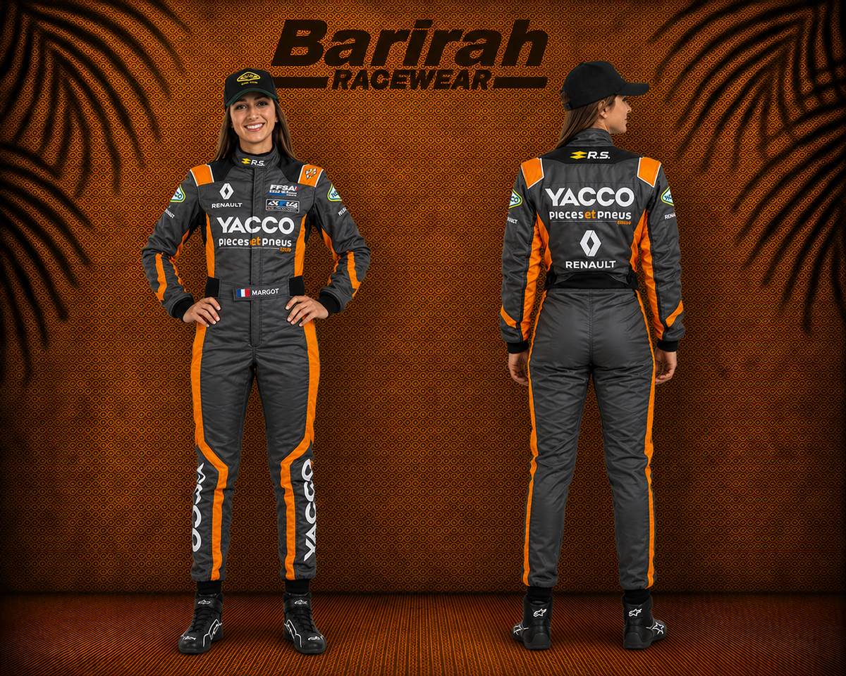 Renault Sport Go-Kart Racing Suit Digital Printed Custom Designed Kart Suit for Kids & Adults