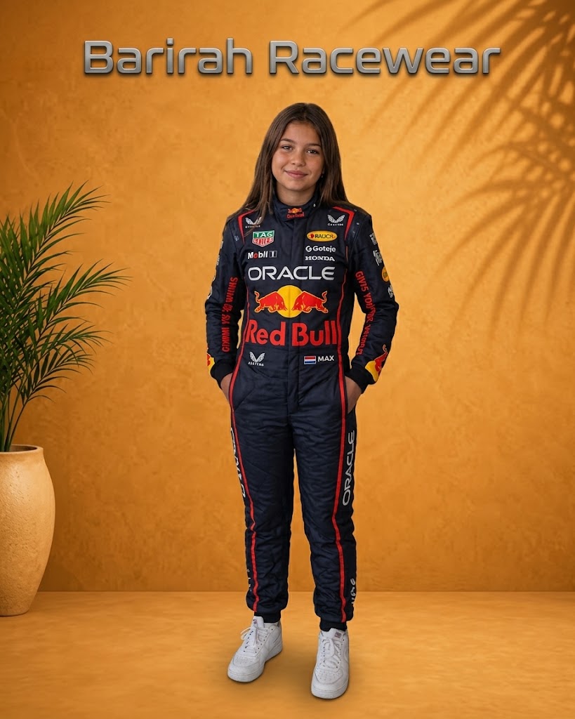 Custom F1 Racing Suit | Max Verstappen–Inspired Karting & Sim Racing | Barirah Racewear