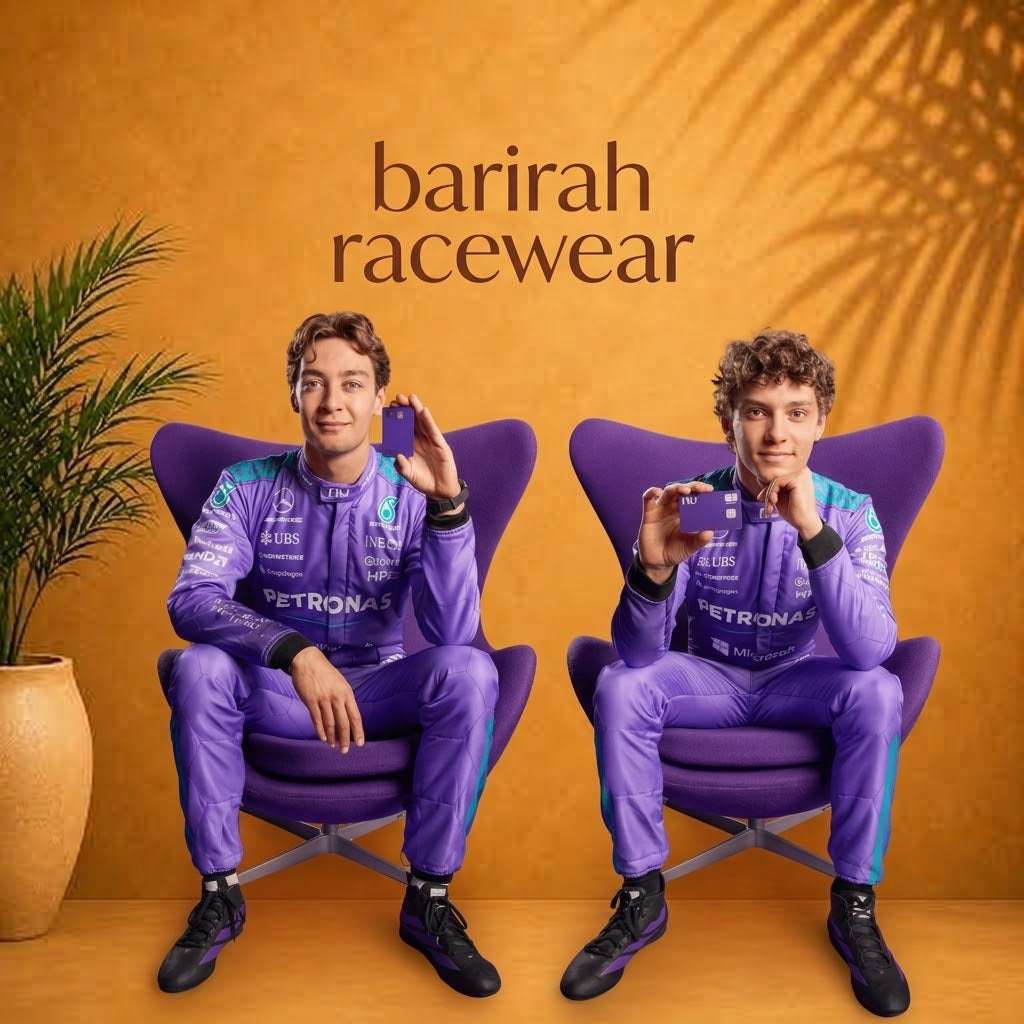 George & Kimi X Mercedes-inspired racing