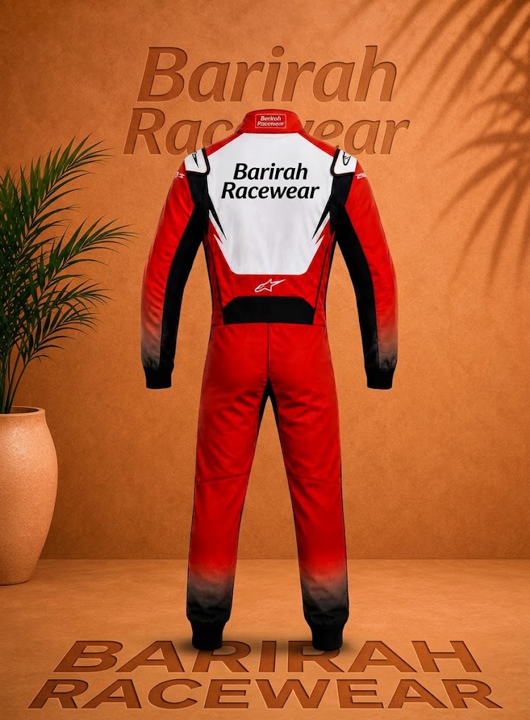 Professional 2026 karting suits for men and women, designed with a bold motorsport look,