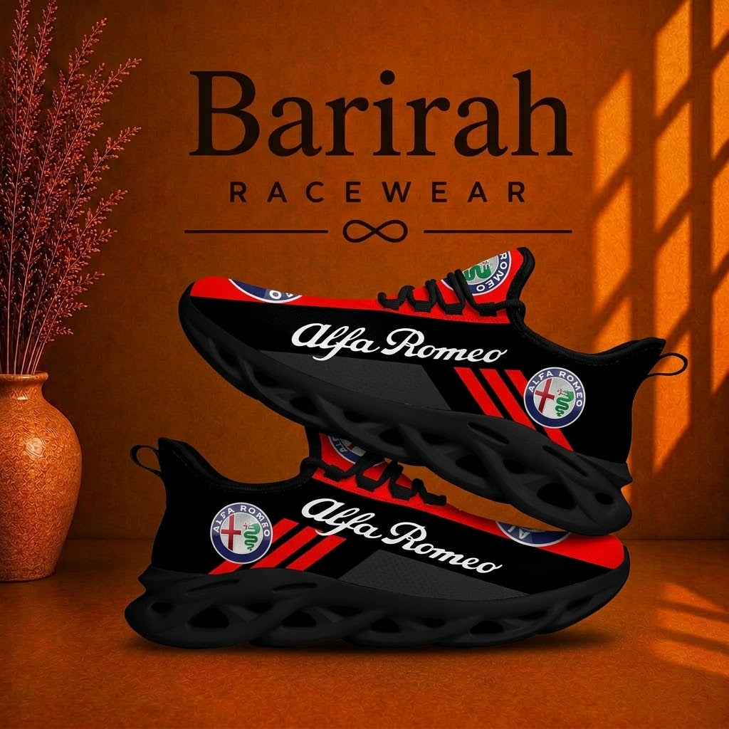 Alfa Romeo Running Shoes Ver 1 (Red) | Barirah Racewear