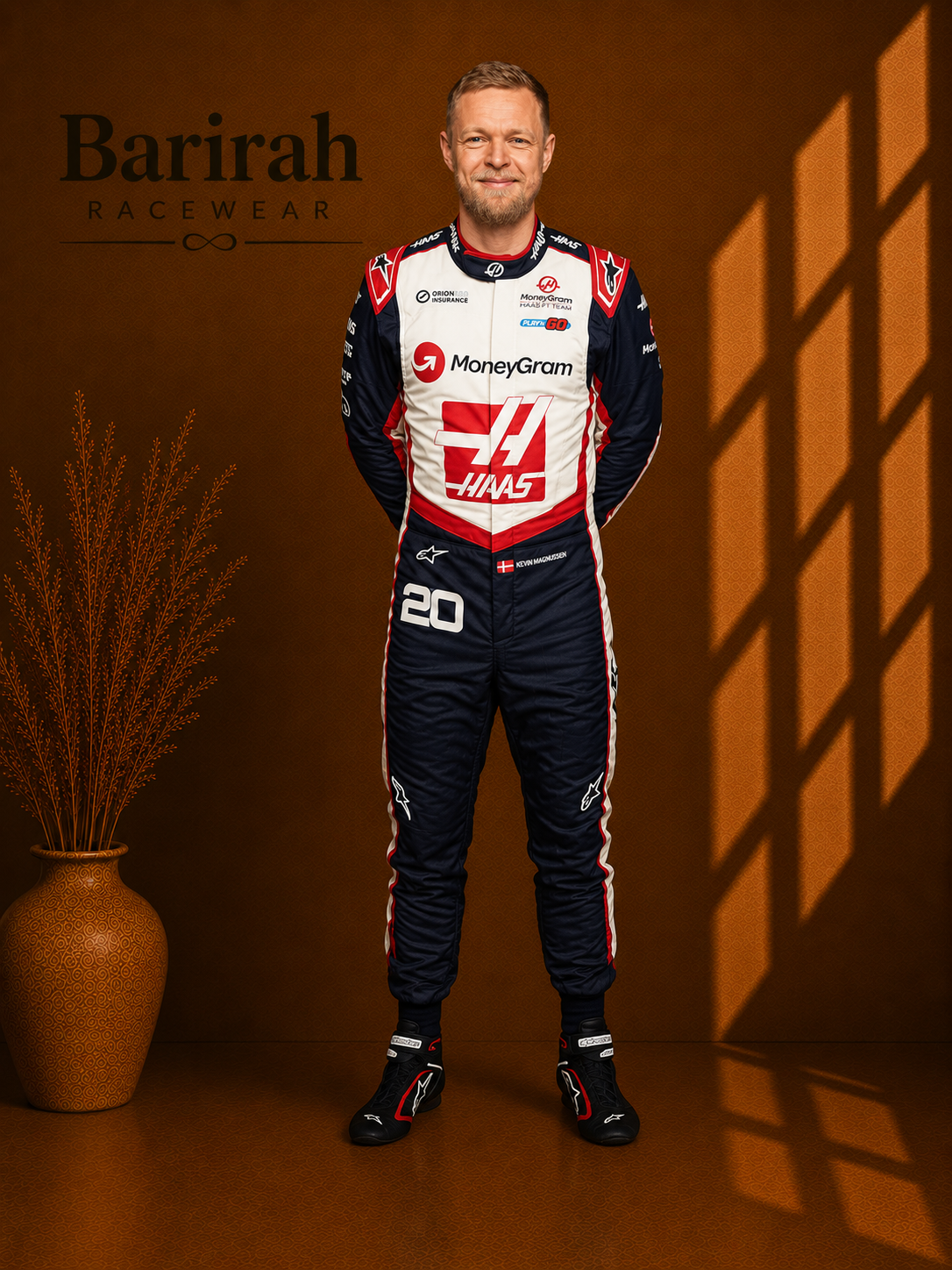 2024 Kevin Magnussen F1 Race Suit Haas Formula 1