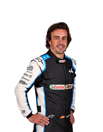 2021 Fernando Alonso Alpine F1 Team Replica Racing Suit | Formula 1 Driver Race Suit