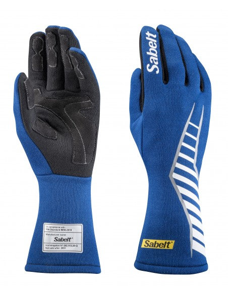 Sabelt FG-150 Racing Gloves - Black, Blue & Red