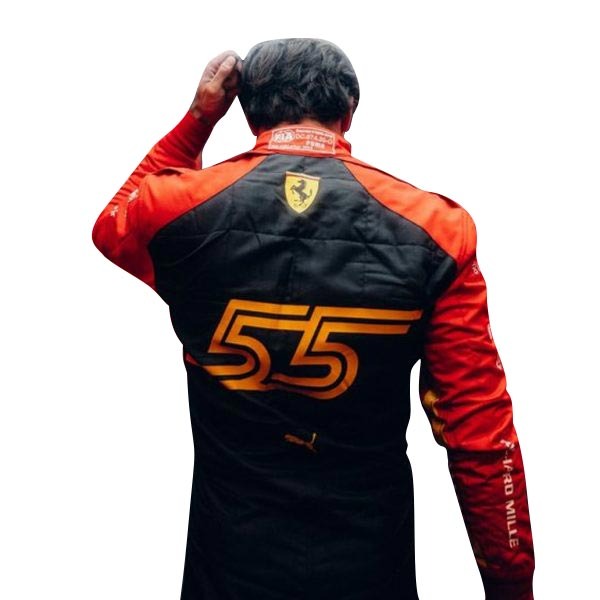Carlos Sainz Ferrari F1 Racing Suit 2023 - Premium F1 Replica
