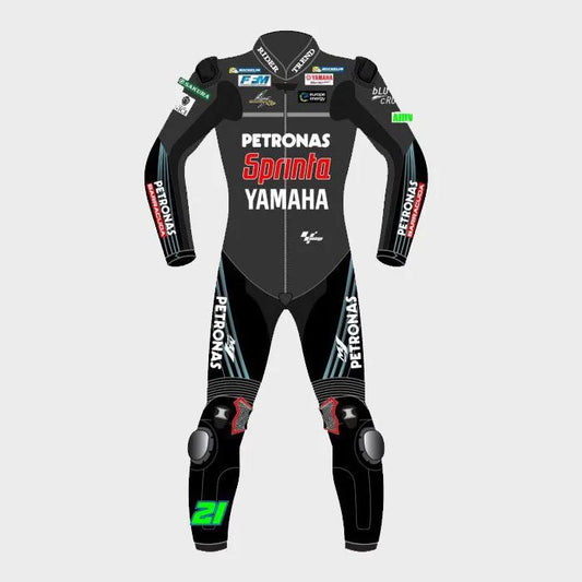 Franco Morbidelli Petronas Sprinta Yamaha MotoGP 2019 Racing Leather Suit – Premium Cowhide Motorcycle Suit