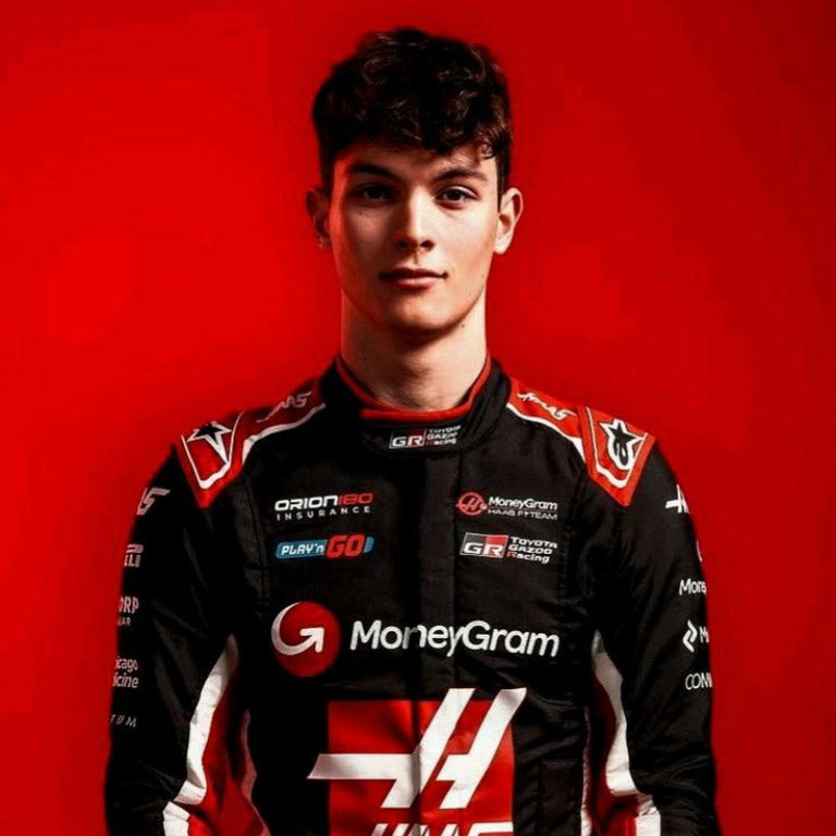 MoneyGram Haas F1 Team Black & Red Racing Suit – Premium Motorsport Driver Overall