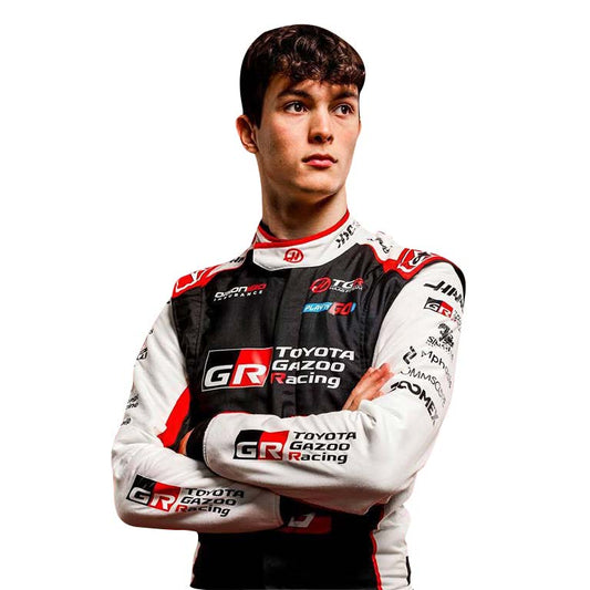Professional Motorsport Racing Suit – Black, White & Red Performance Racewear