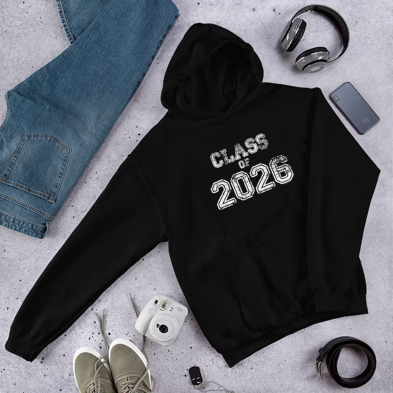 Class of 2026 Graduation Hoodie - Unisex Senior Graphic
