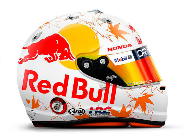 Red Bull Honda Racing Arai Full Face Helmet - Motorsport Replica
