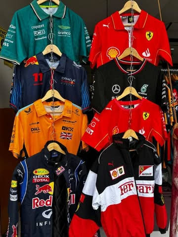 F1 Team Apparel Collection - Ferrari, Mercedes