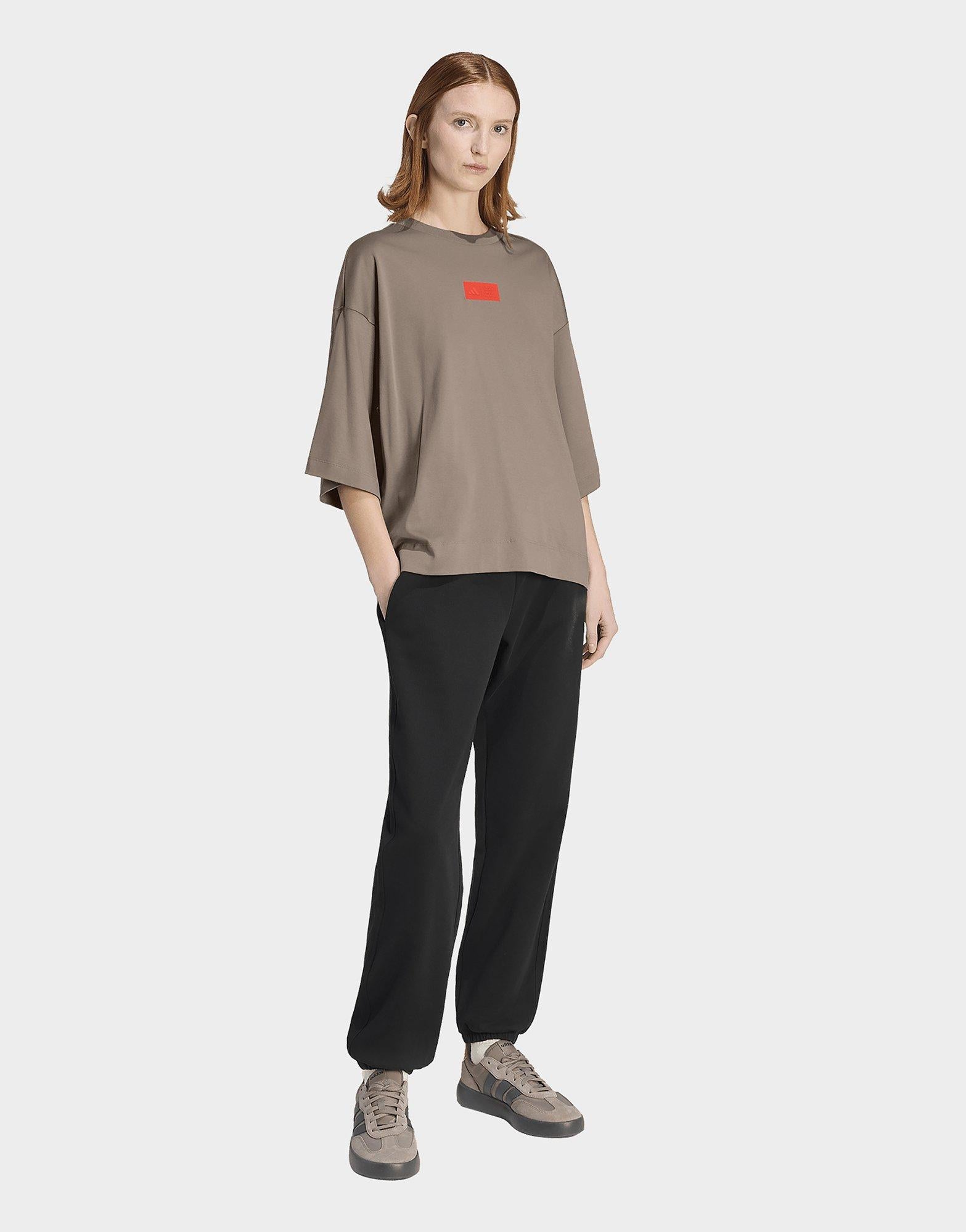 Adidas Motorsport Oversized T-Shirt & Jogger Pants Set | Women's Relaxed Fit Casual Tracksuit | Performance Streetwear Two-Piece Outfit