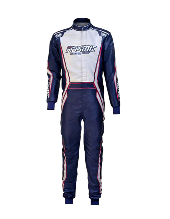 Kosmic Kart Racing Suit 2022 - Navy Blue & White