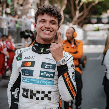 Lando Norris Victory Celebration Poster – McLaren Formula Racing Wall Art