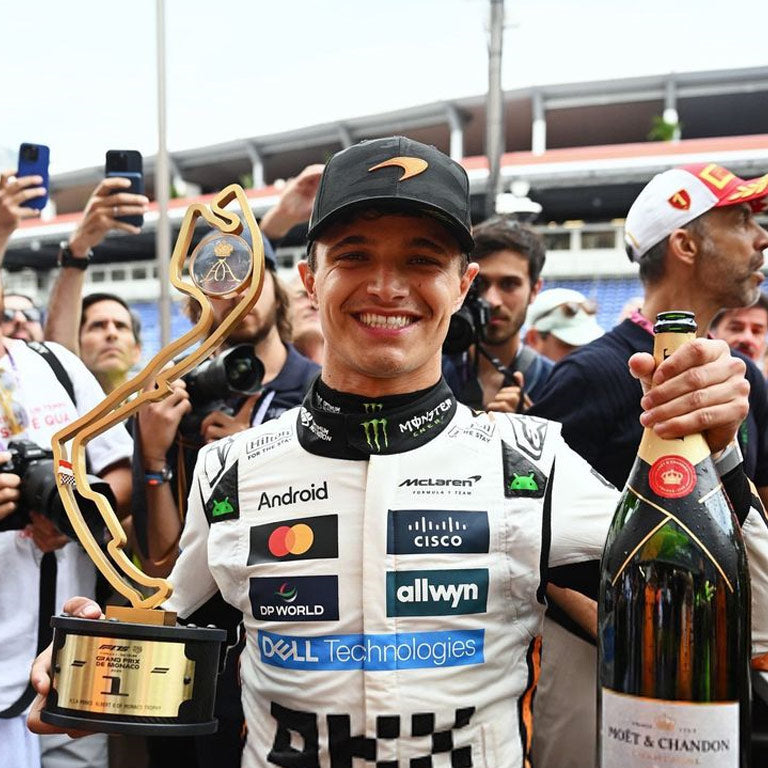 Lando Norris Victory Celebration Poster – McLaren Formula Racing Wall Art