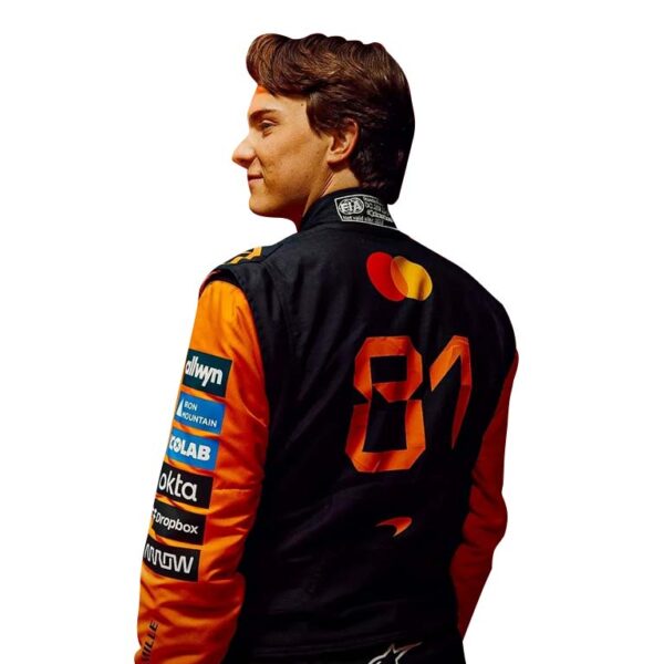 McLaren F1 Style Racing Suit Orange Motorsport Replica Overall