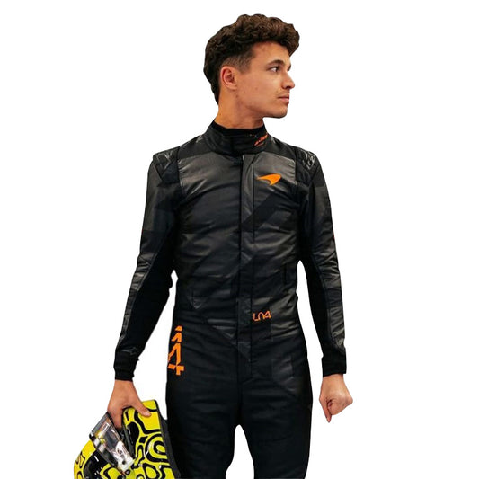 Black Formula Style Racing Suit – Premium Motorsport Driving Overall