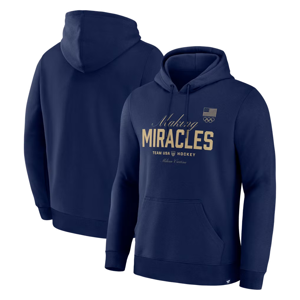 Team USA Hockey Making Miracles Hoodie – 2026 Winter Games Pullover Sweatshirt