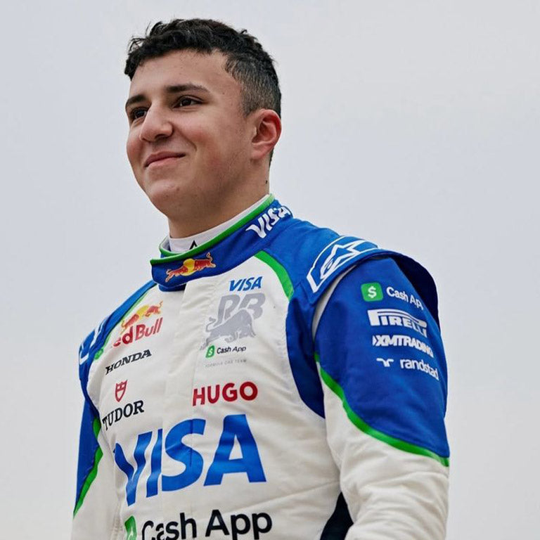 Visa Cash App RB F1 Racing Suit - White, Blue & Green