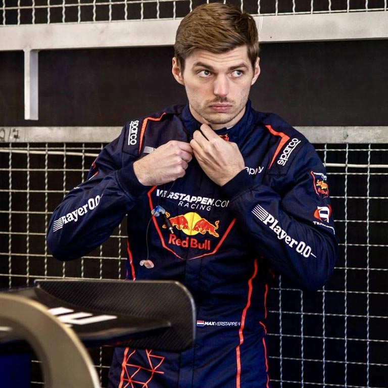 Max Verstappen Red Bull Racing Sparco Race - Navy Blue Motorsport