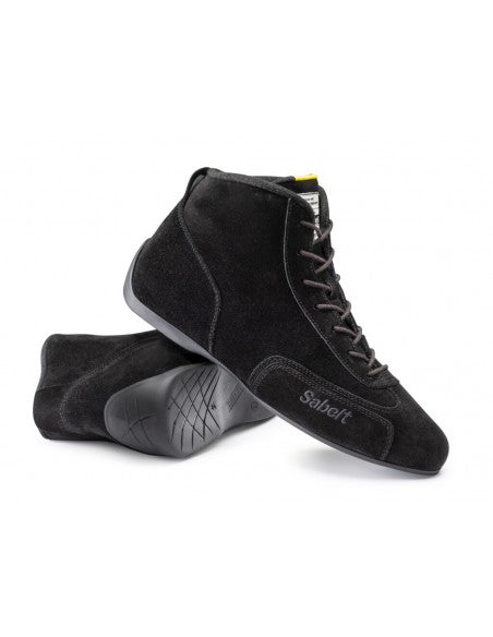 Sabelt RS-402 Racing Shoes - Black Suede Performance