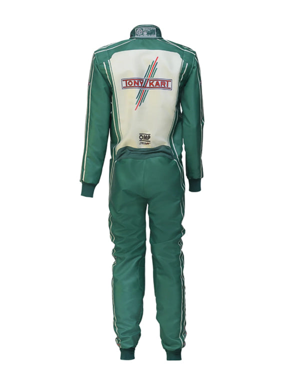 Tony Kart Racing Suit 2022 - Green & White Performanc