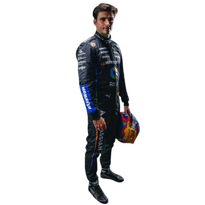 Carlos Sainz 2026 Atlassian Williams Racing F1 Race Suit – Premium Replica
