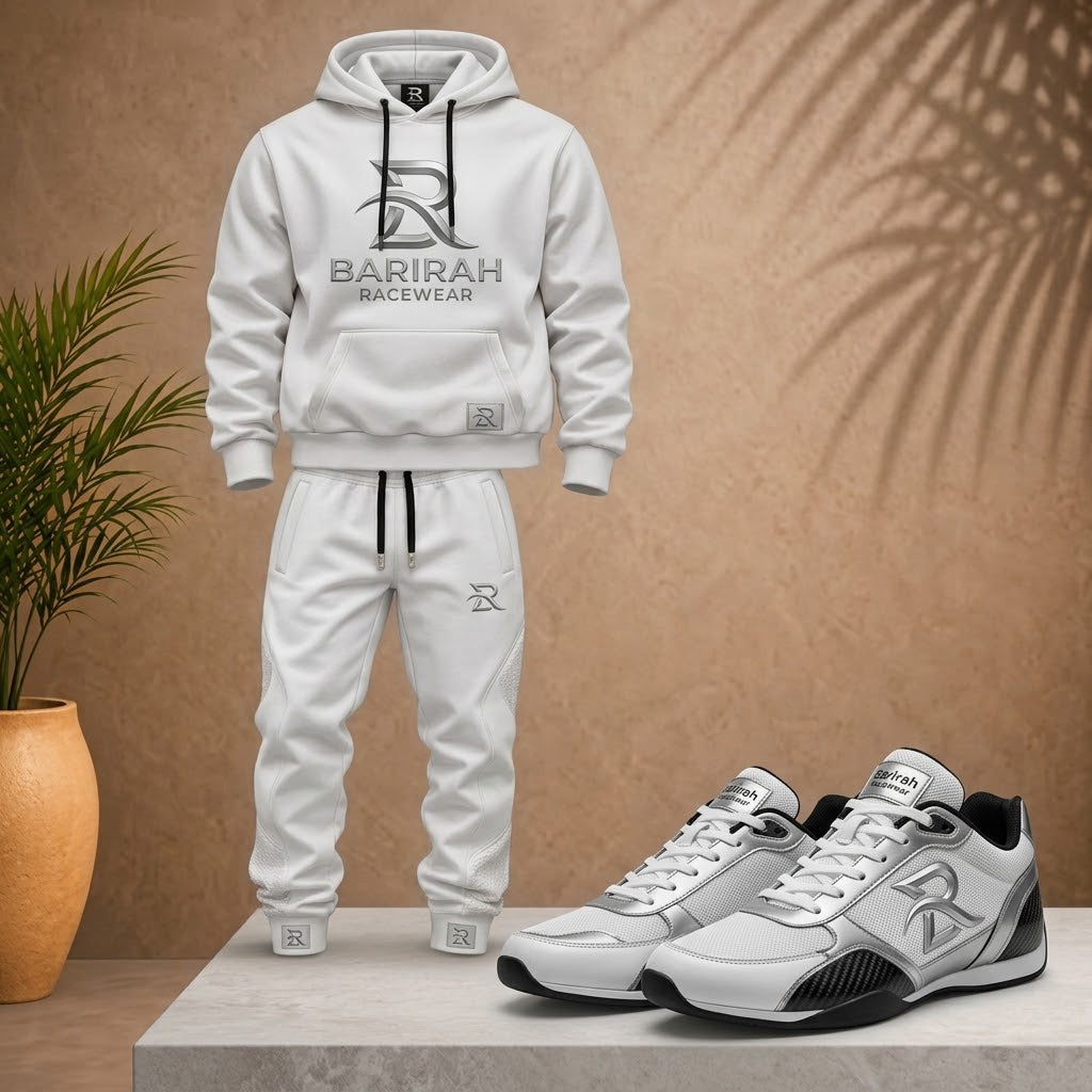 Men’s Fashion Hoodie, Trouser & Shoes Set | Barirah Racewear