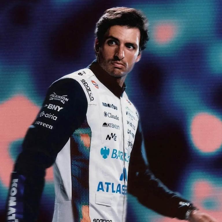 Williams Racing F1 Replica Race Suit - White & Navy Motorsport